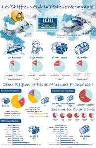 Poster Chiffres clés Pêche Normandie 2012