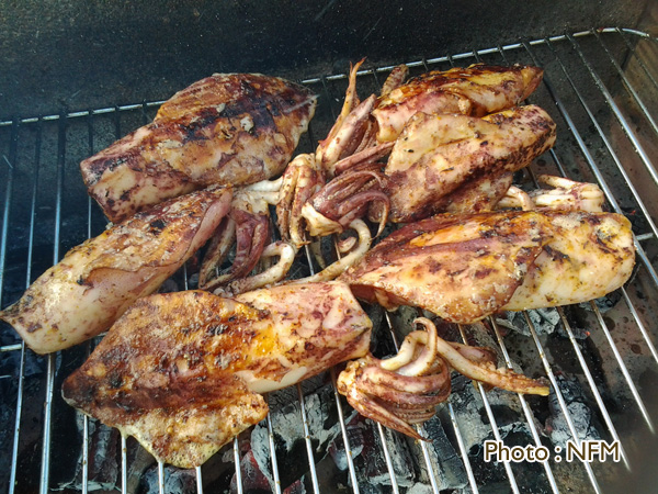 Recette Calamar grillé au barbecue