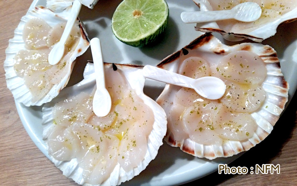 Recette Coquille Saint-Jacques Carpaccio citron vert