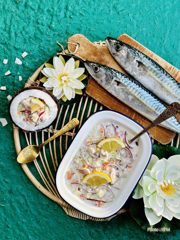 Recette Maquereaux crus à la tahitienne