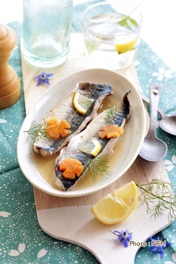 Recette Maquereau mariné au vin blanc et vinaigre de cidre