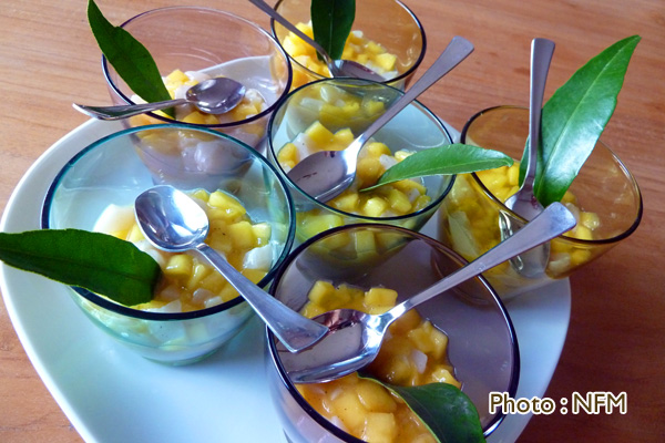 Recette Coquille Saint-Jacques en tartare à la mangue