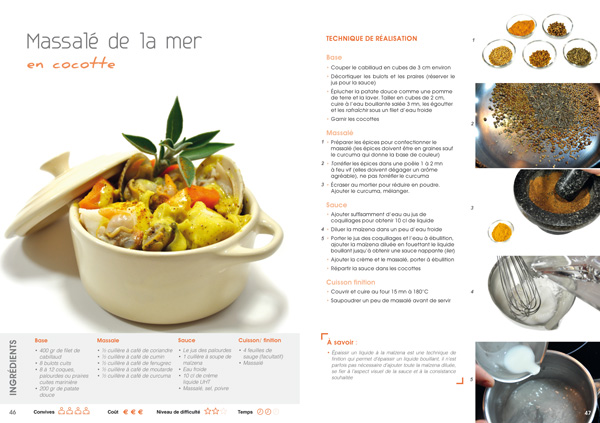 Pages livre recettes coquillages OREP