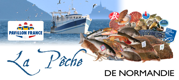 Produits Pêche Normandie Pavillon France