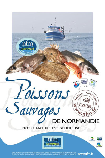Poisson Sauvage Normandie Affiche