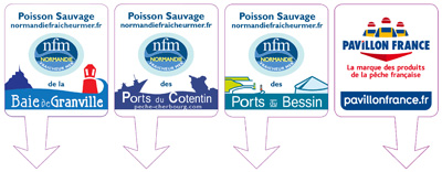 Poisson Sauvage Normandie Etiquettes