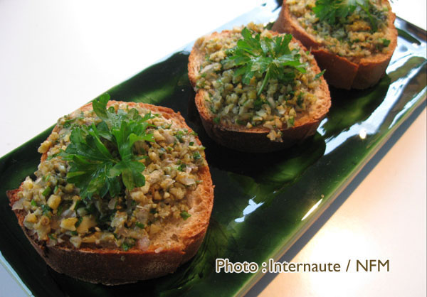 Recette Bulot craquant herbes