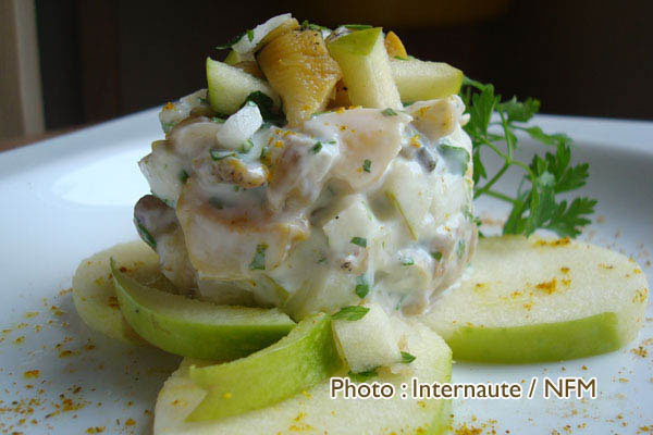 Recette Bulot tartare pommes vertes et épices