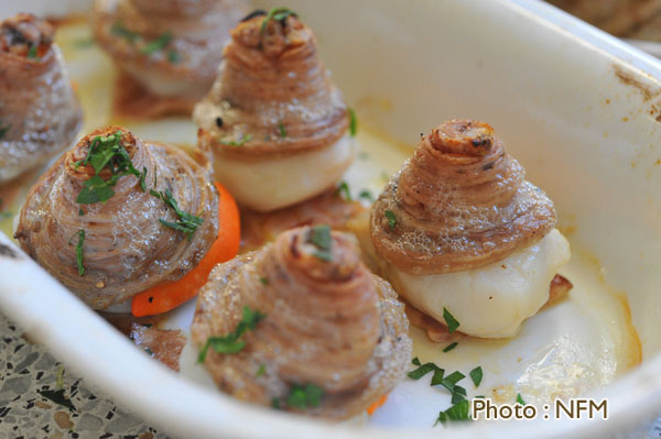 Recette Coquille Saint-Jacques andouille