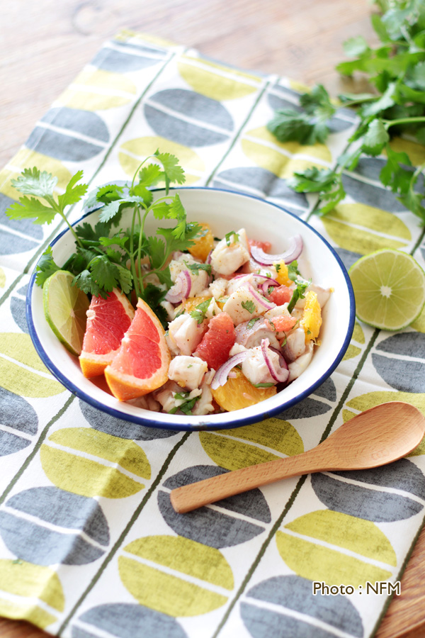 Recette Dorade grise en ceviche aux agrumes