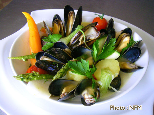 Recette Moule nage