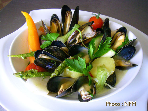 Recette Moule nage