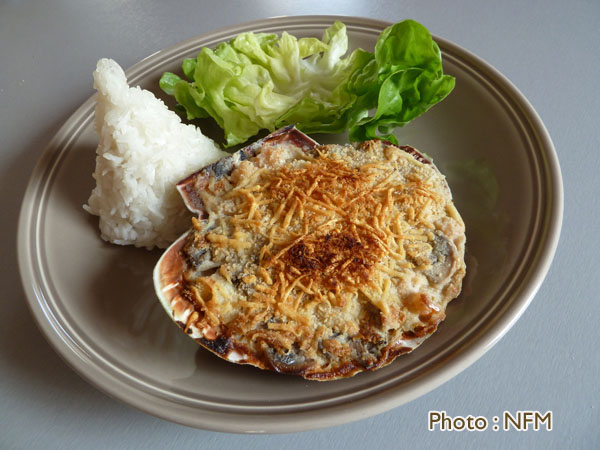 Recette Tacaud en coquille champignons