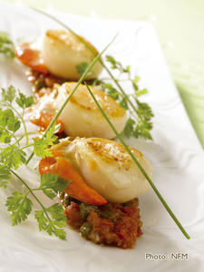 Recette Coquille Saint-Jacques rougail massale