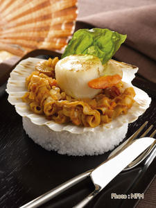 Recette Coquille Saint-Jacques tripoux de barbes