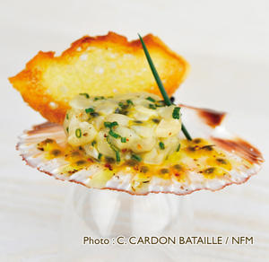 Recette Coquille Saint-Jacques passionnément tartare