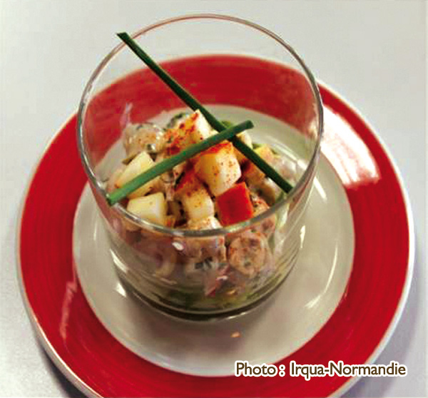 Recette Bulot aux reinettes en verrine